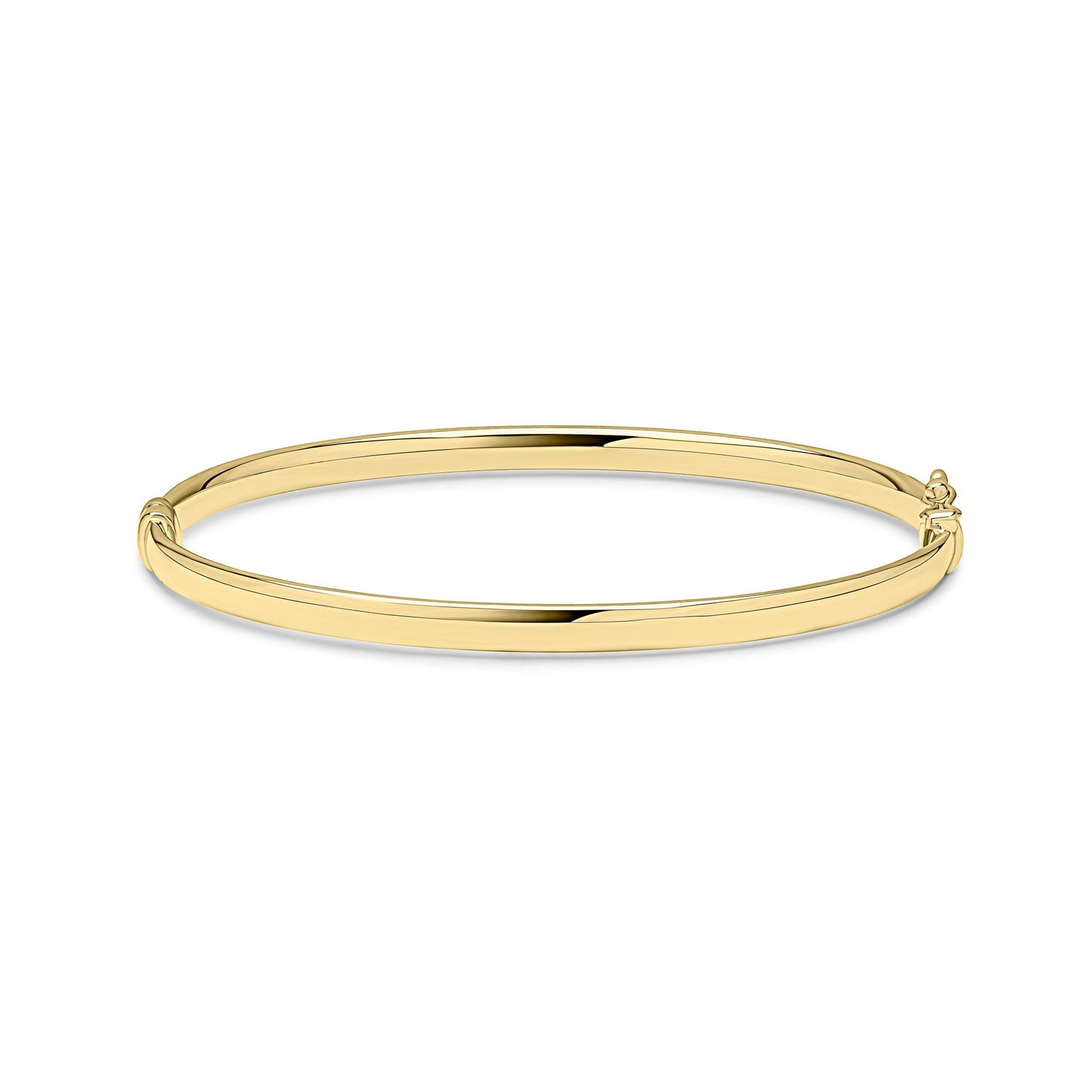 9ct Yellow Gold Polished Hinged Bangle