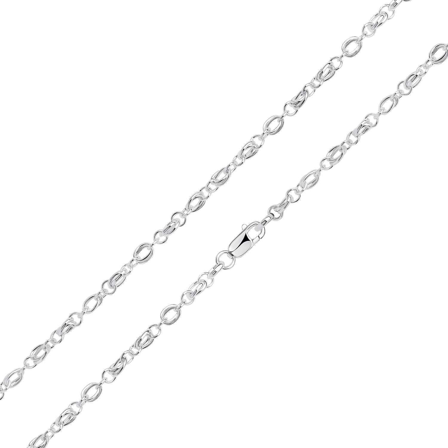 Sterling Silver Handmade Solid Small Multi-Link Bracelet