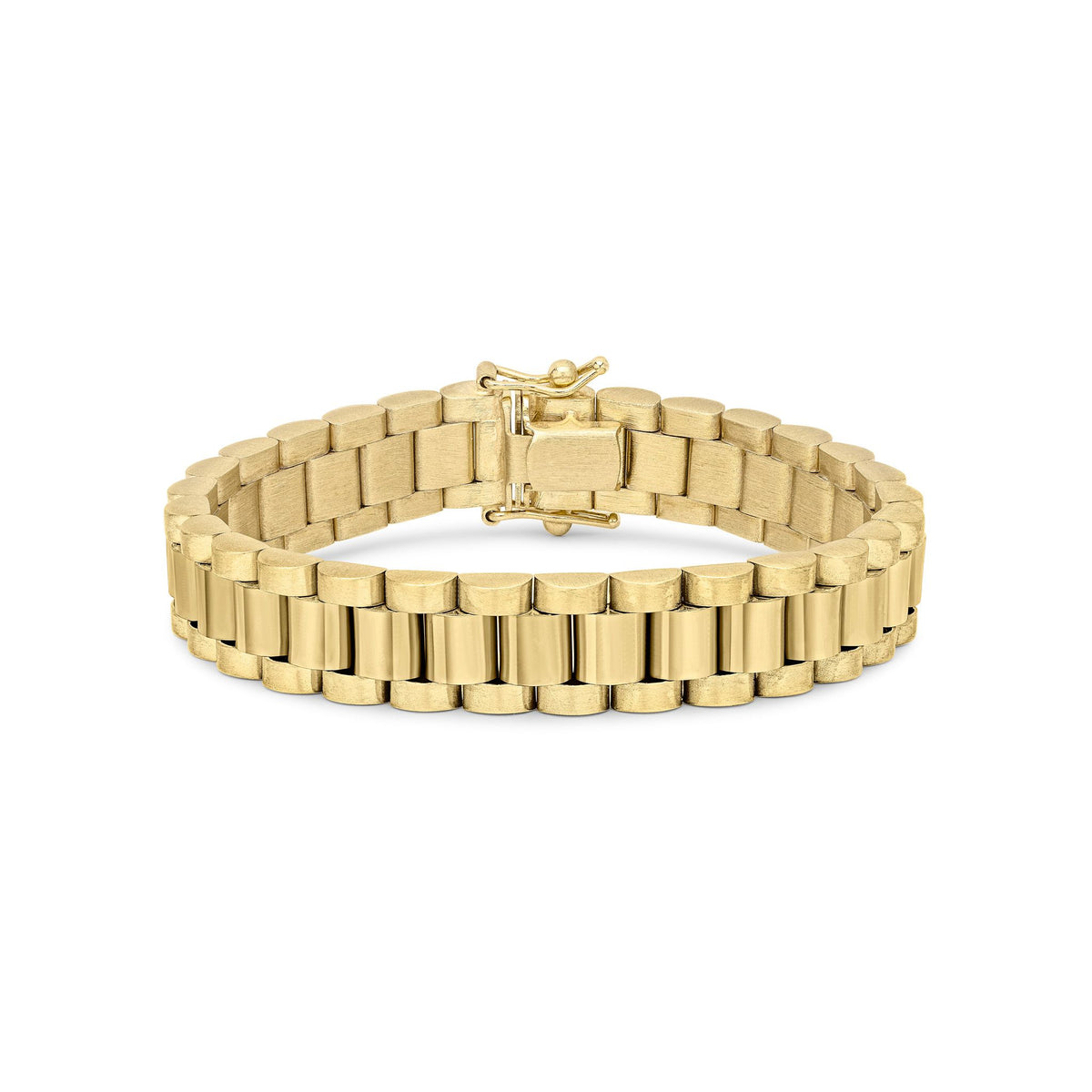 9ct Yellow Gold Interlocking Fancy Link Bracelet