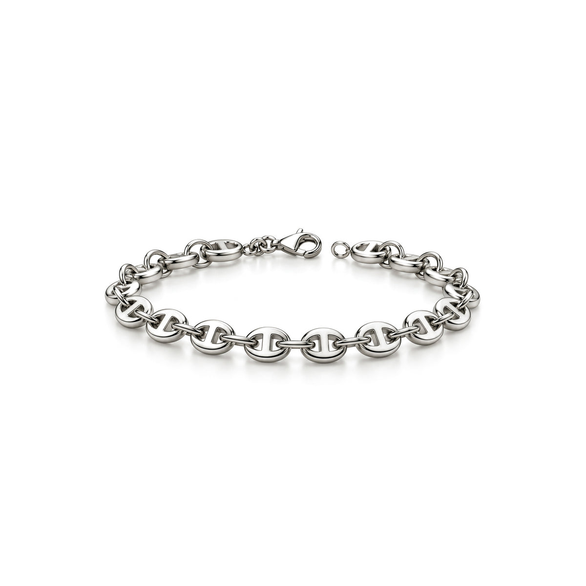 Sterling Silver 8mm Mariner Bracelet