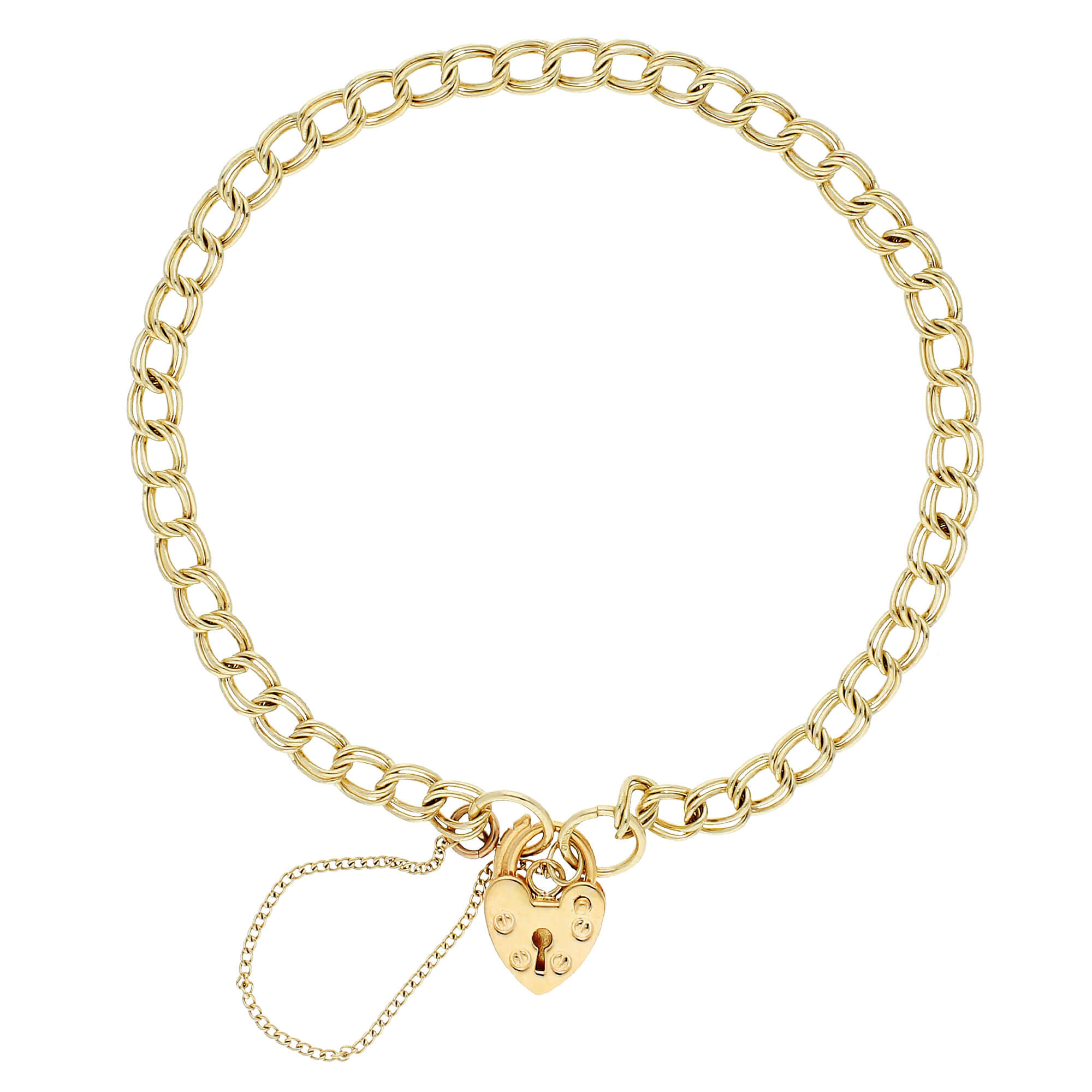 Macy's Diamond Heart Lock & Key Braided Mesh Bangle Bracelet (1/4 ct. t.w.)  in Sterling Silver & 14k Rose Gold-Plate - Macy's
