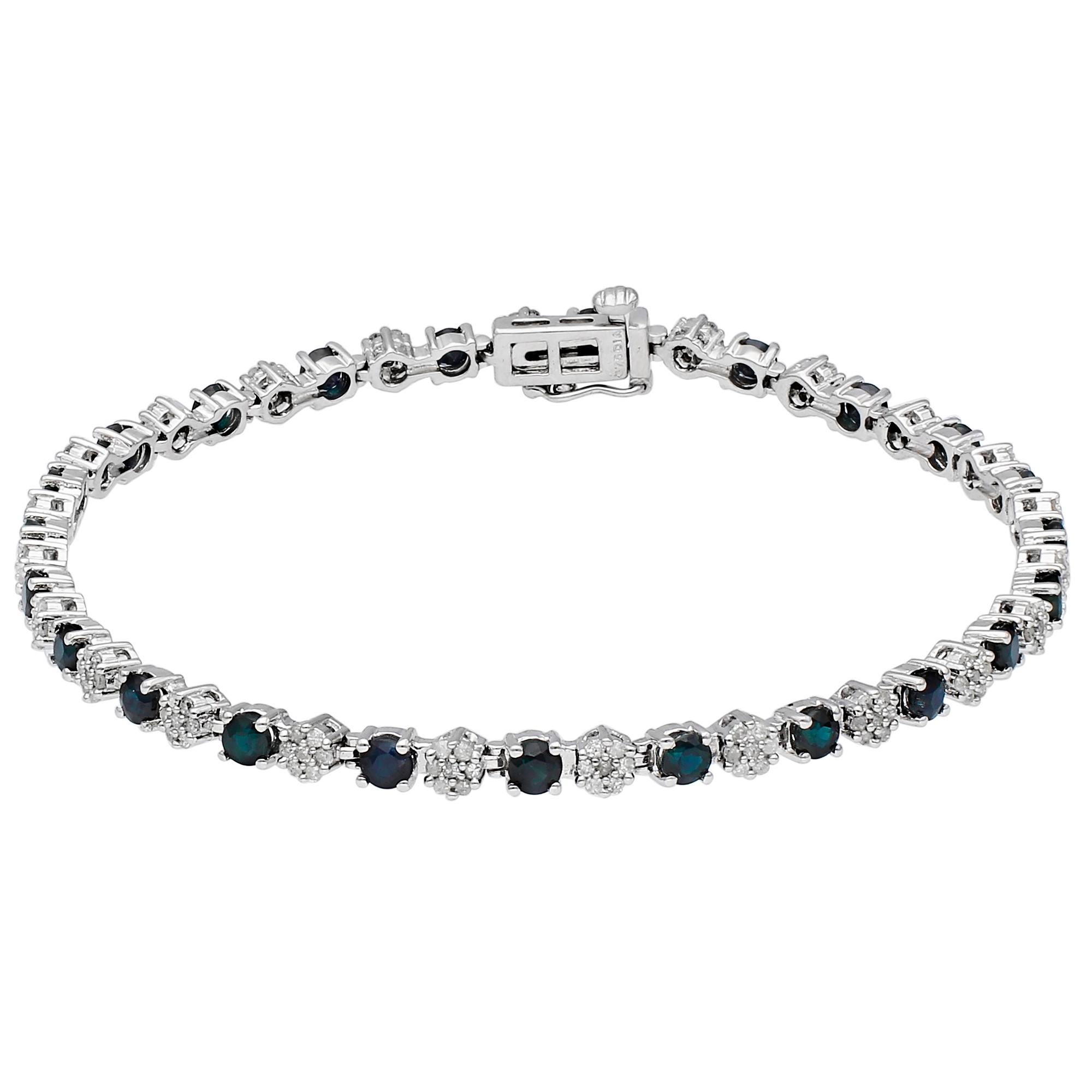 Share 69+ black sapphire bracelet latest - POPPY