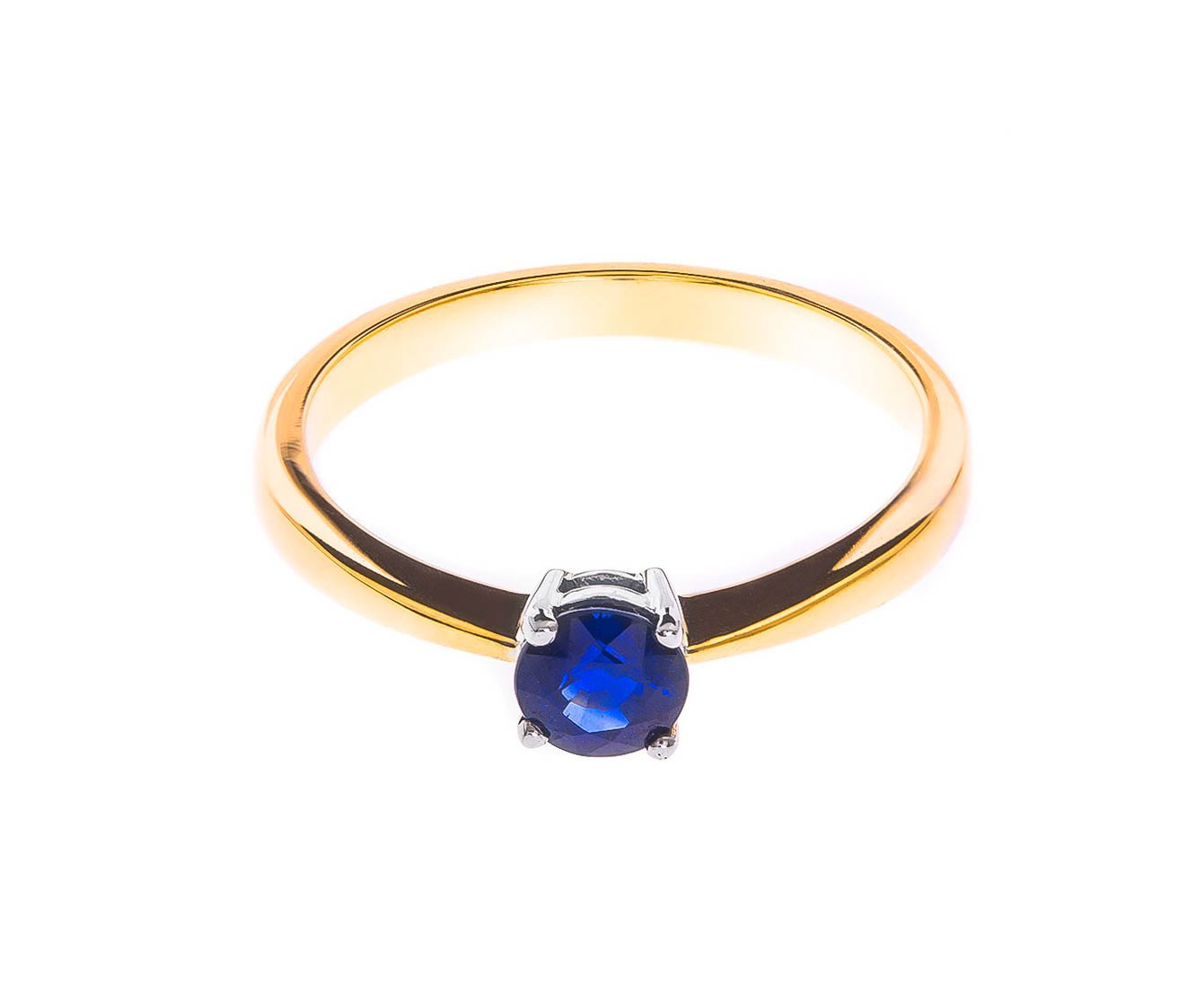 18ct Gold Solitaire Sapphire Ring | Buy Online | Free Insured UK Delivery