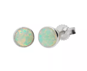 Jewellery Earrings Cluster Earrings Dainty Blue Opal Stud Earrings Marquise Opal Stud Earrings Dainty Minimalistic Opal CZ stone Cluster Gold Stud Earrings 