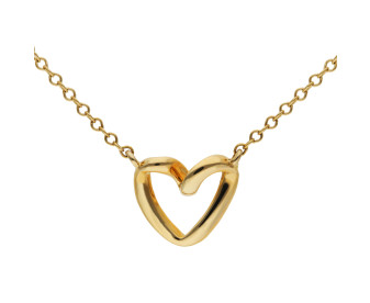 9ct Yellow Gold Heart Necklace