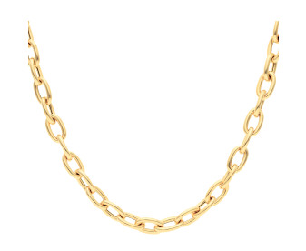 9ct Yellow Gold Oval Link Chain Necklace