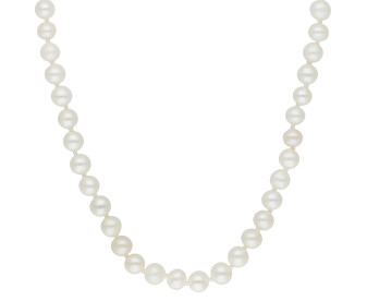 14ct White Gold Freshwater Pearl Necklace
