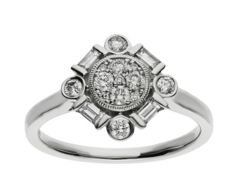Platinum Diamond Nautical Engagement Ring