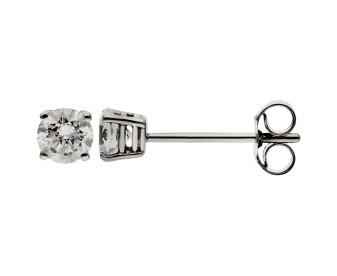 18ct White Gold 0.64ct Diamond Stud Earrings