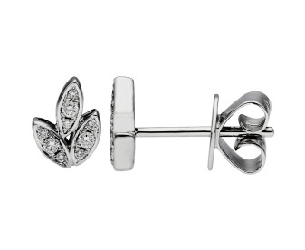 18ct White Gold 0.13ct Diamond Stud Earrings