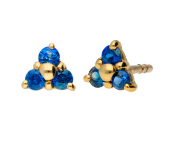 9ct Yellow Gold 0.24ct Tanzanite Earrings