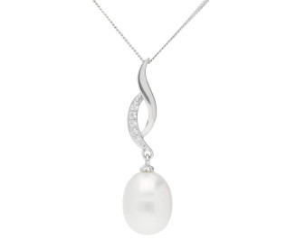Sterling Silver Pearl Pendant