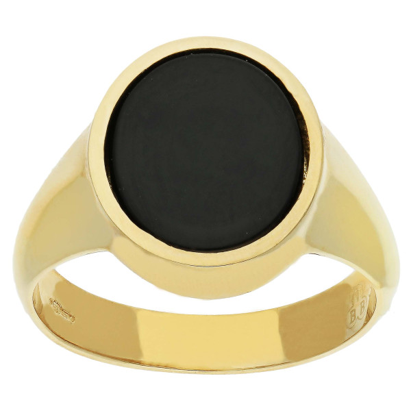 9ct Gold Onyx Signet Ring