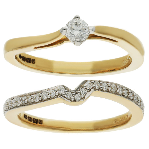 9ct Gold 0.29ct Diamond Cocktail Ring