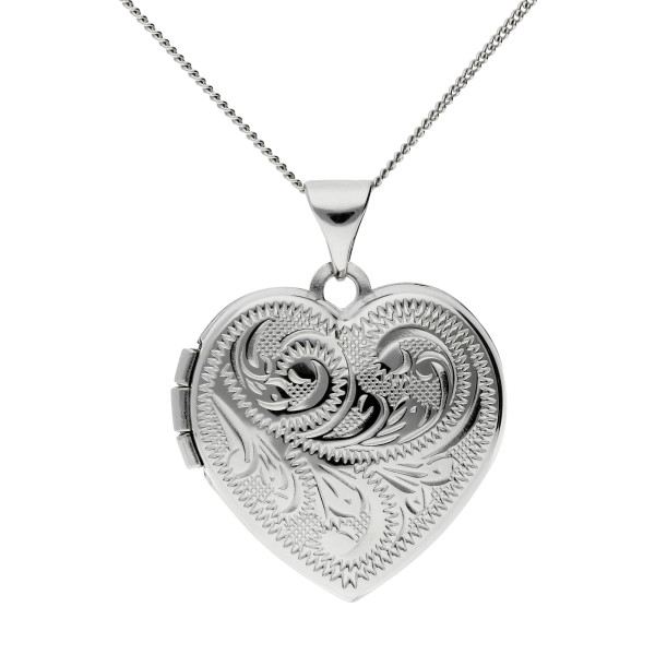 Sterling Silver Traditional Heart Locket