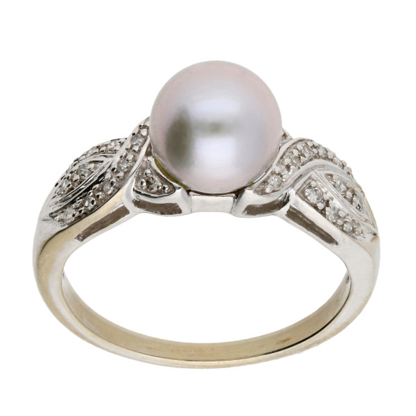 Tahitian Pearl & Diamond Dress Ring
