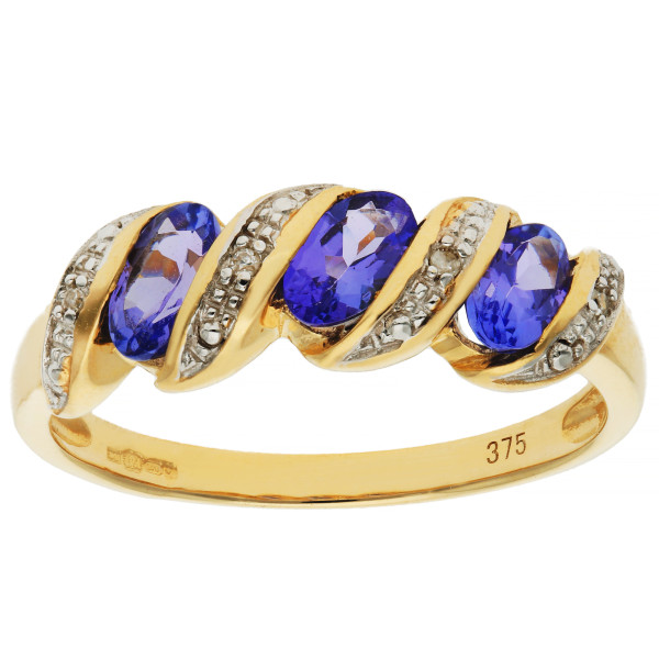 9ct Gold 0.70ct Tanzanite Cocktail Ring