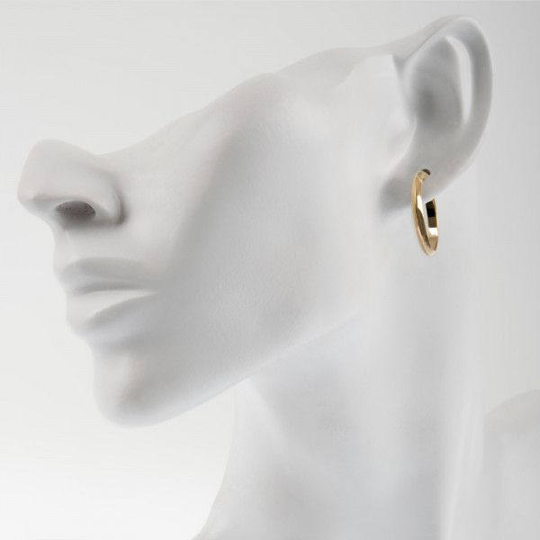 18ct Gold Hoop Earrings