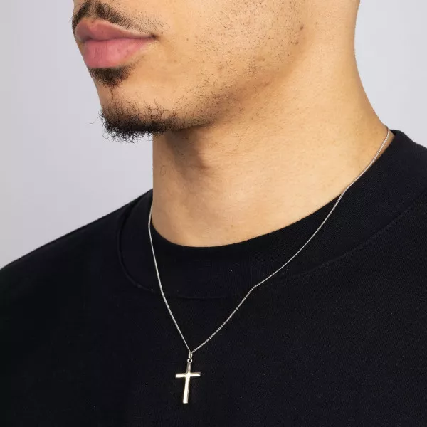 Buy Fashion Frill Men's Gold Necklace Triangle Arrow Head Pendant Mens  Jewelry-Gift for Him Golden Chain Pendant For Men Boys Online at Best  Prices in India - JioMart.