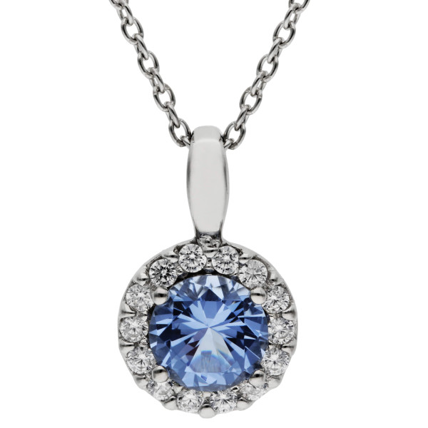 Cubic Zirconia & Sterling Silver Pendant