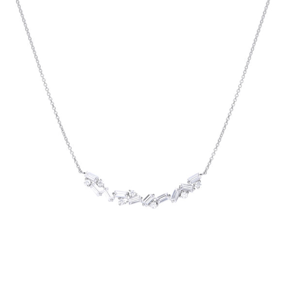 Cubic Zirconia & Sterling Silver Necklace