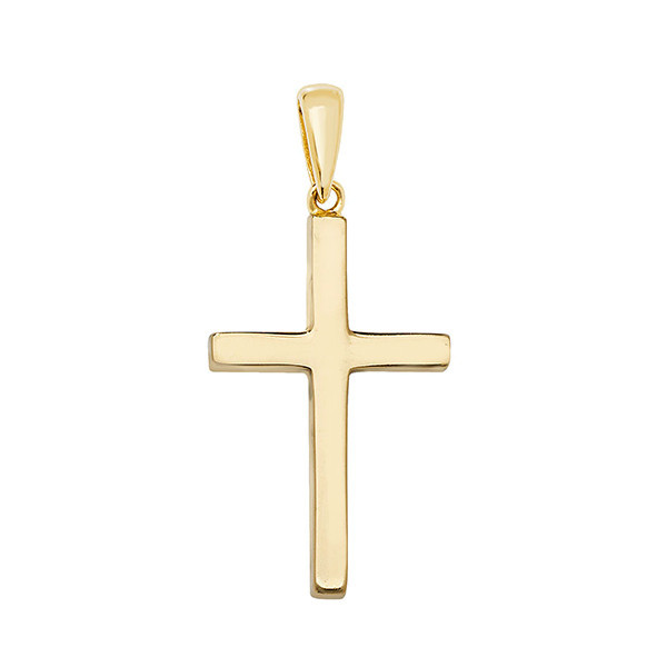 9ct Yellow Gold Cross Pendant
