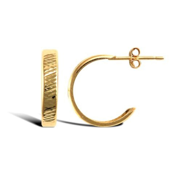 9ct Gold Hoop Earrings