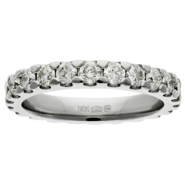 Platinum 1.50ct Diamond Full Eternity Ring