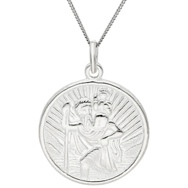 Sterling Silver St Christopher Pendant