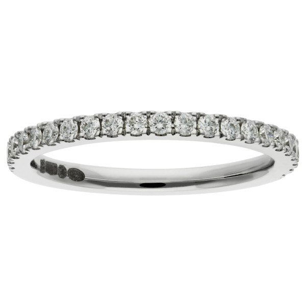 Platinum & Diamond Half Eternity Ring