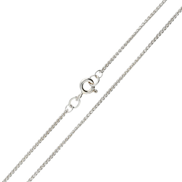 9ct White Gold 1.30mm Spiga Chain