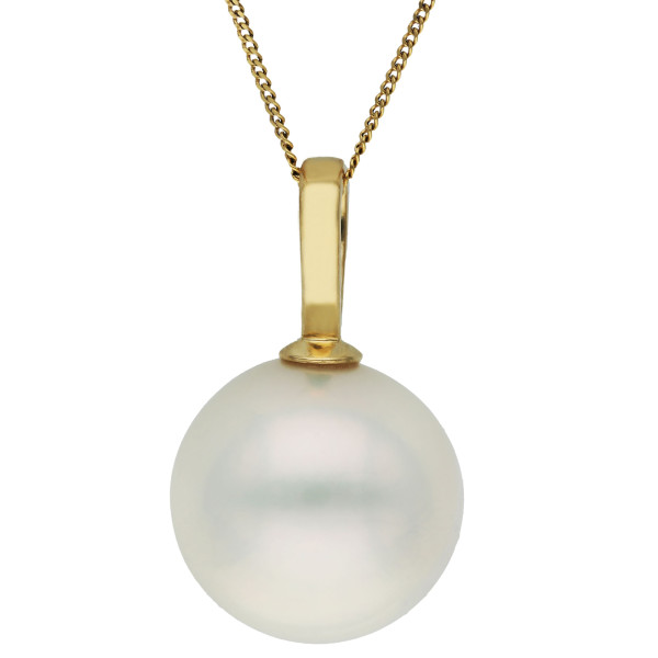 9ct Yellow Gold Pearl Pendant