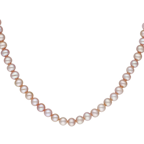 Children's Sterling Silver Pearl Necklace