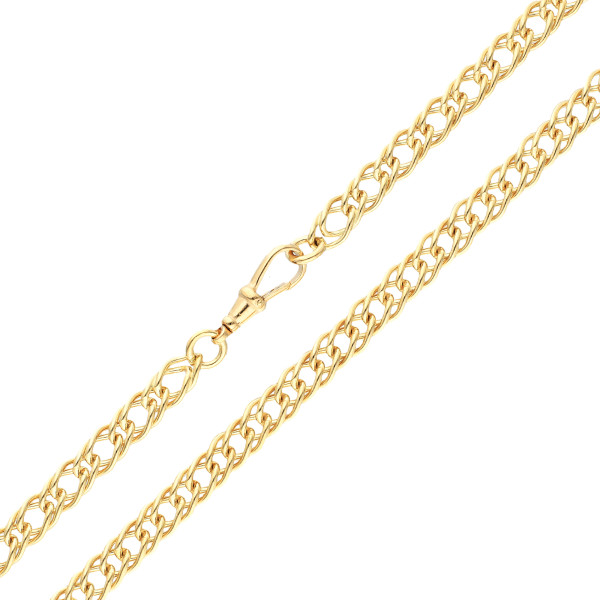 18ct Yellow Gold 6.86mm French Curb Chain