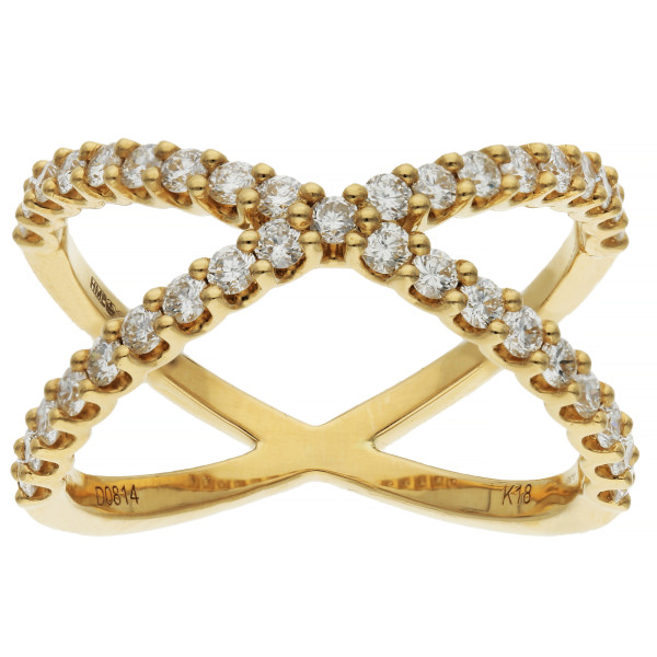 18ct Gold 0.80ct Diamond Cocktail Ring