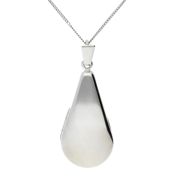 Sterling Silver Pear Shaped Locket