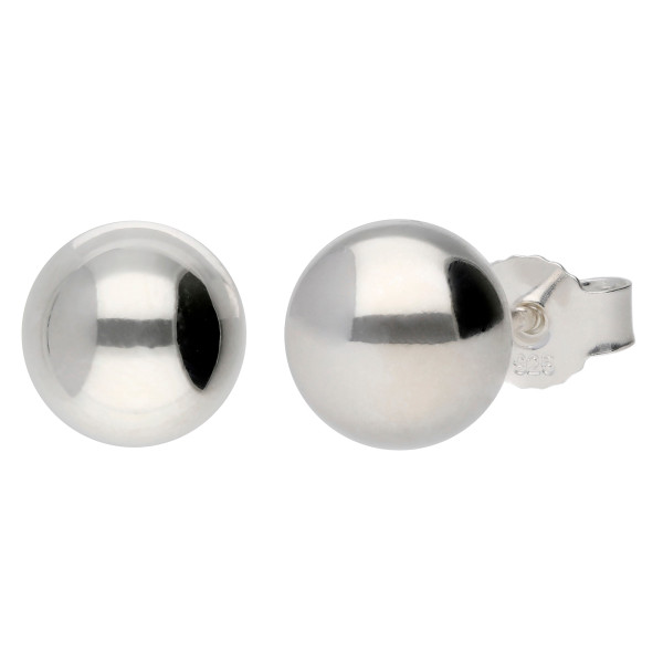 Sterling Silver 8mm Ball Stud Earrings