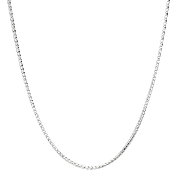 9ct White Gold 1.04mm Franco Chain