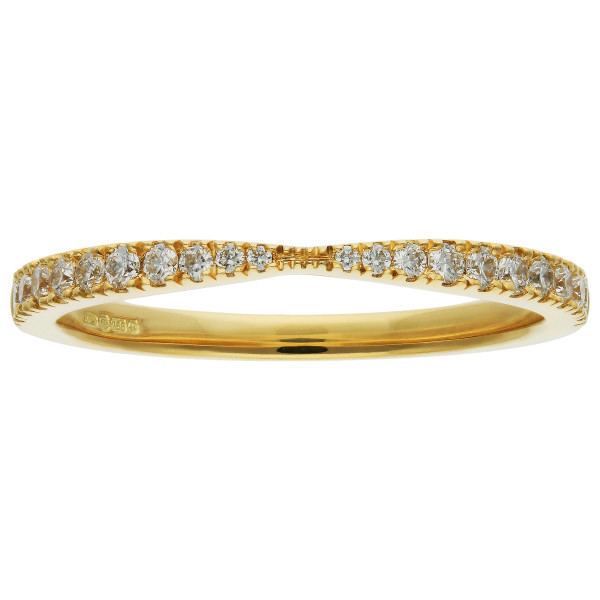 18ct Yellow Gold 0.24ct Diamond Eternity Ring