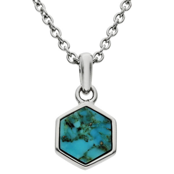 Sterling Silver & Turquoise Pendant