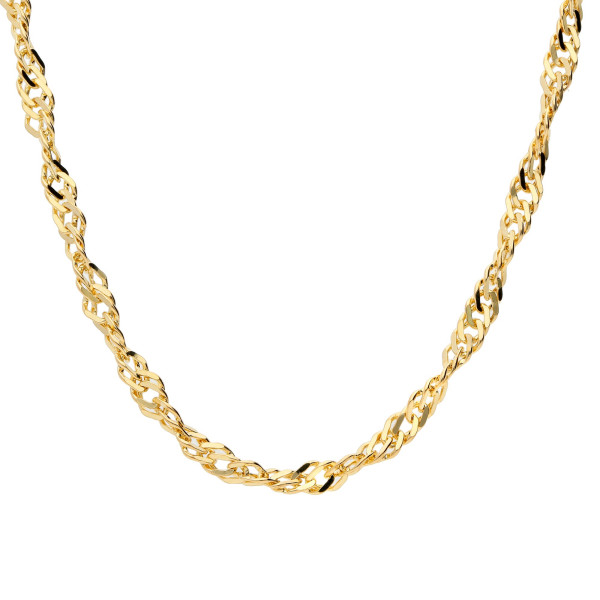 9ct Yellow Gold 3.10mm Twisted Curb Chain