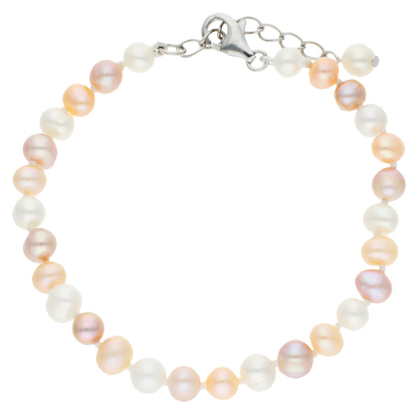 Sterling Silver Pearl Bracelet