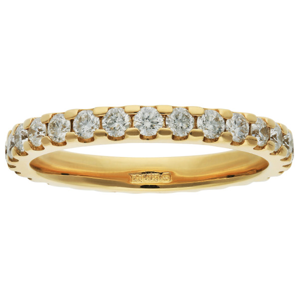 18ct Yellow Gold 0.90ct Diamond Full Eternity Ring