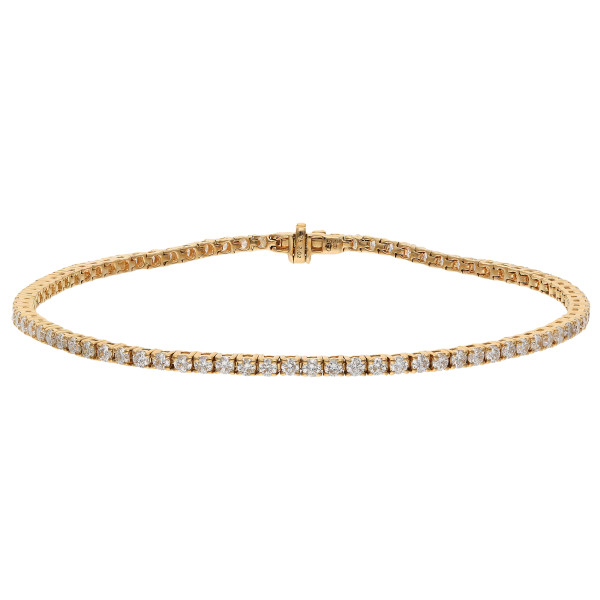 9ct Gold 2.00ct Lab Grown Diamond Tennis Bracelet