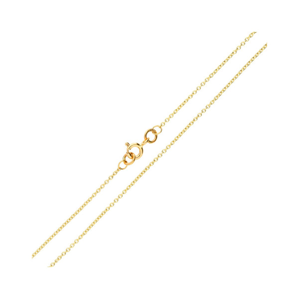 9ct Yellow Gold 1.23mm Trace Chain