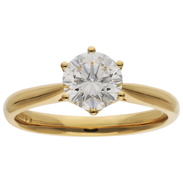 18ct Gold 1.00ct Lab Grown Diamond Engagement Ring