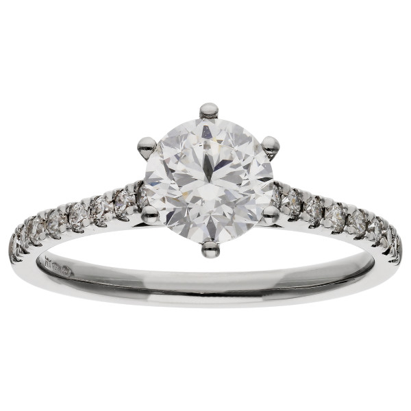 Platinum 1.00ct Lab Grown Diamond Engagement Ring