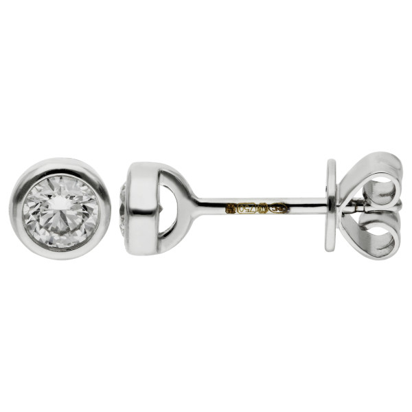 18ct White Gold 0.30ct Diamond Stud Earrings