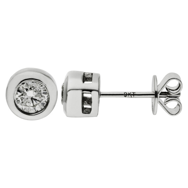 9ct White Gold 0.40ct Diamond Earrings