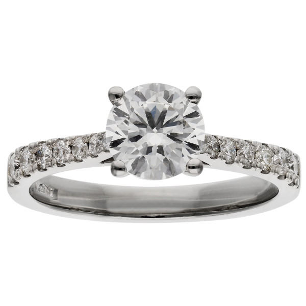 Platinum 1.03ct Lab Grown Diamond Engagement Ring